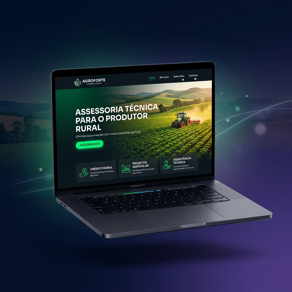 Site profissional para
                            projetista de crédito rural